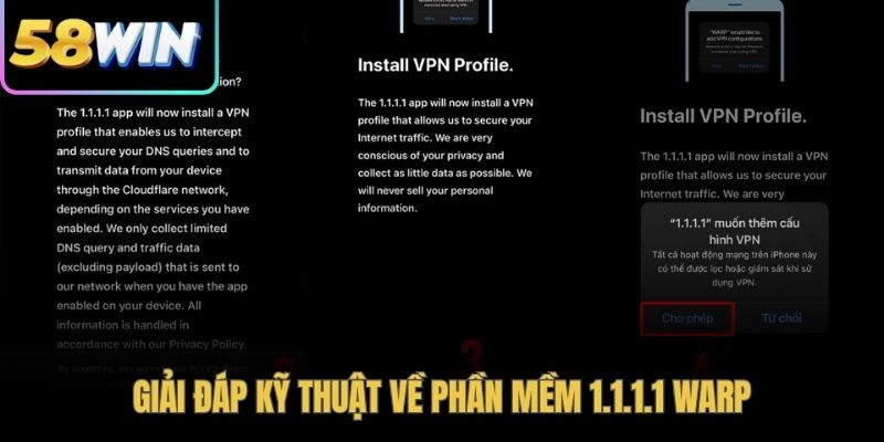 Phân biệt dịch vụ DNS 1.1.1.1 và tính năng WARP